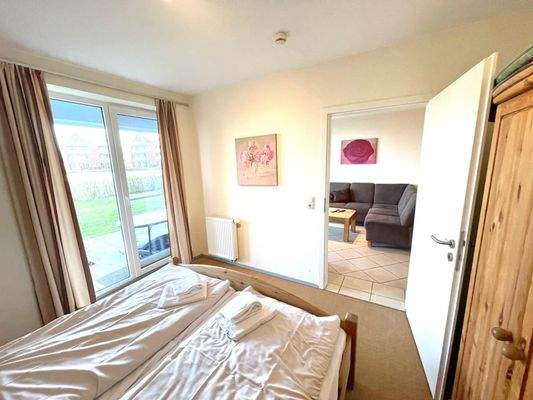 Schlafzimmer Gartendeck