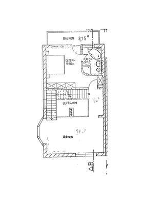 Grundriss Obergeschoss