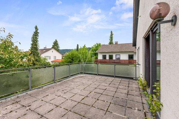 Dachterrasse an dem möglichen Elternschlafzimmer 