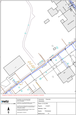 Trinkwasser Leitungsauskunft inetz (eins)