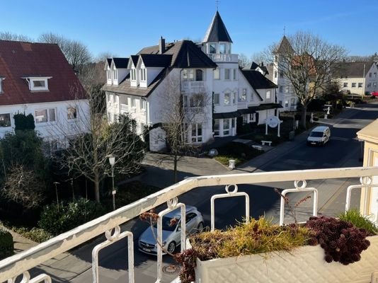 Blick vom Balkon