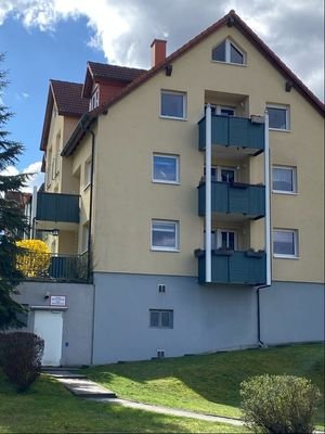 Hausansicht Blick zur Wohnung