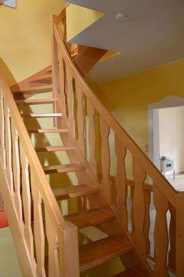 Treppenhaus mit Treppenlift