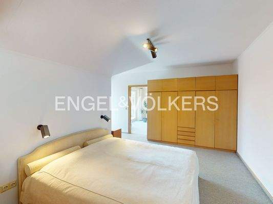 Ruhiger Schlafbereich im Obergeschoss