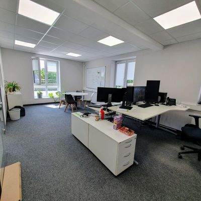 In diesem Büro befindet sich auch der Serverraum