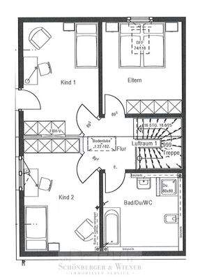 Grundriss Obergeschoss