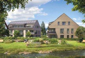 Unverbindliche Visulisierung Häuser B &amp; D