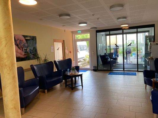 so sieht der Eingang aus