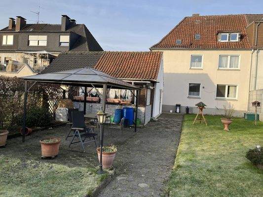 Garten, Terrasse, Haus