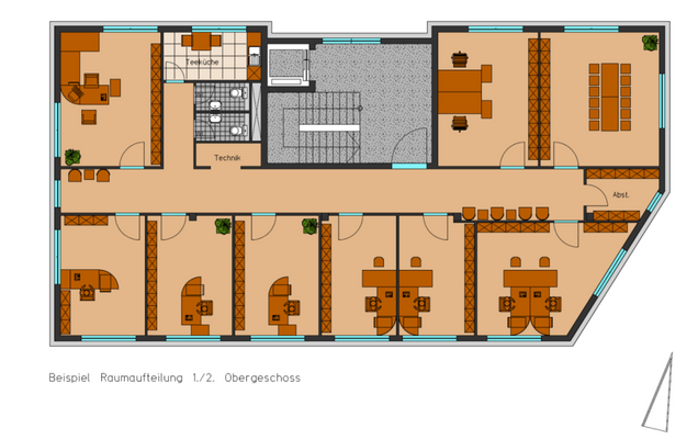 Beispielplanung 1+2.OG