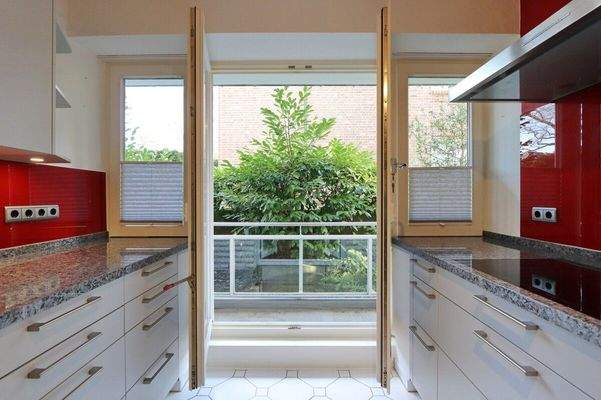 Balkon seitlich Küche