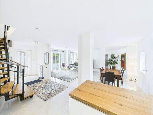 Blick ins Wohnzimmer