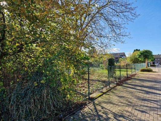 das Ende des Gesamtgrundstücks