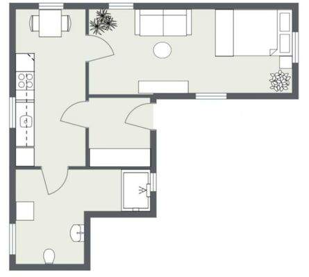 Grundriss Einliegerwohnung
