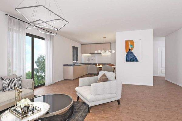 vier raumwohnen. wohnen-essen-kochen (rechte seite