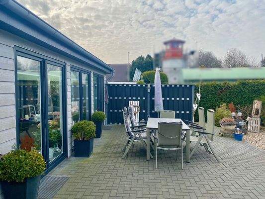 29) Bungalow, Terrasse