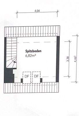 Grundriss Spitzboden