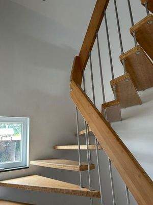 Bambustreppe zum OG