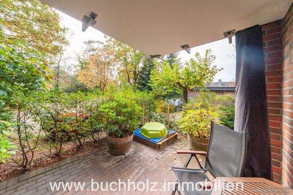  Terrasse im Souterrain