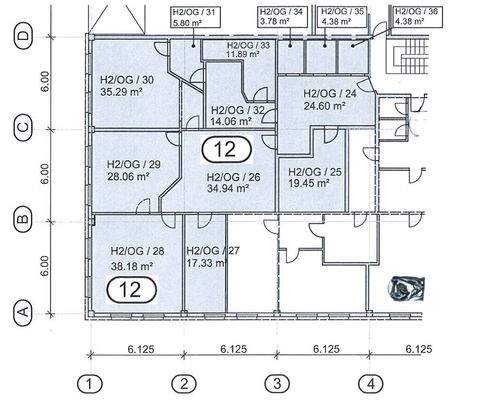 Grundriss Einheit 12