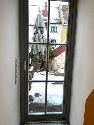 Zugang zur Dachterrasse