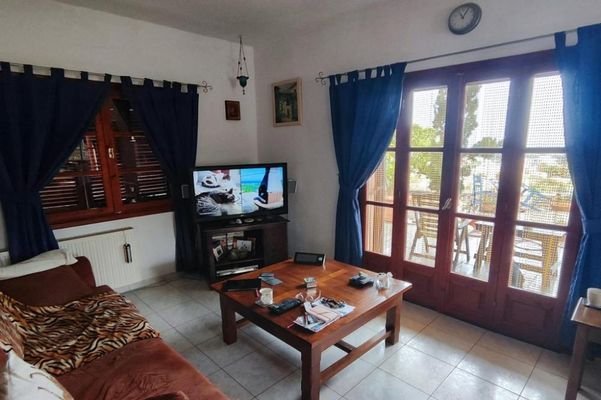 Kreta, Milatos: Freistehendes Haus mit Garten und Meerblick zu verkaufen