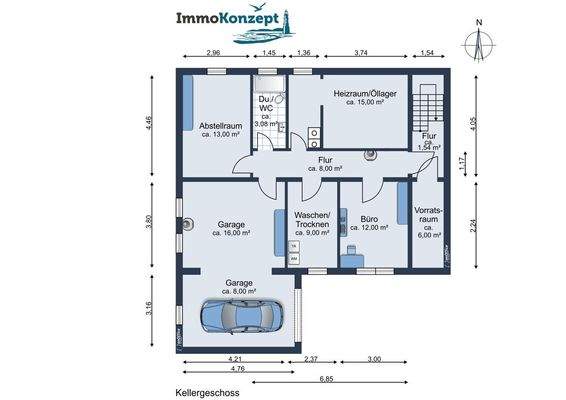 Grundriss Kellergeschoss