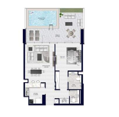 Luxury Sea View Apartments with Private Pool in Abu Dhabi