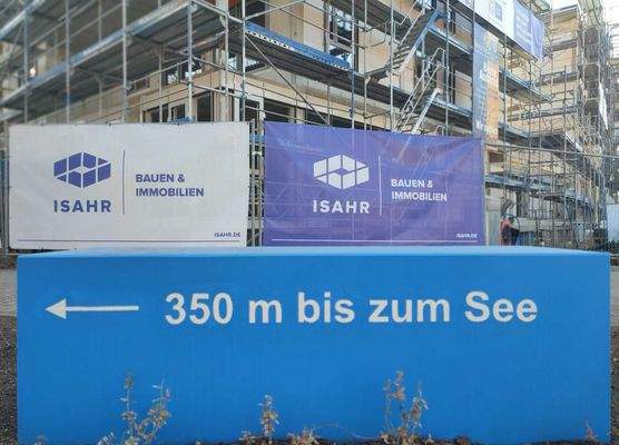 In der Pause nur 350m zum See!