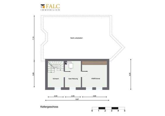 Grundrissbeispiel Keller