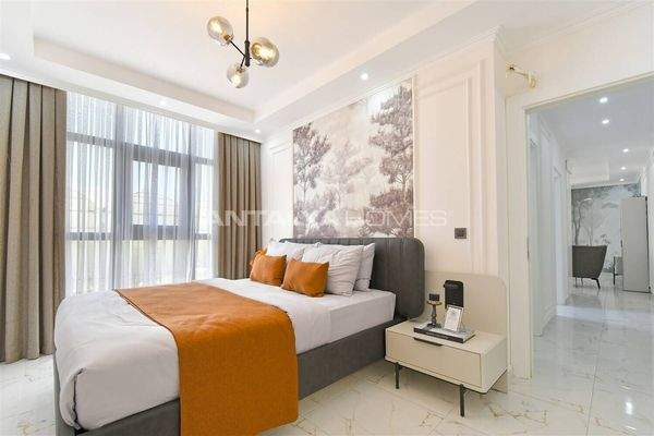 New build Properties with Sea View in a Complex in Alanya