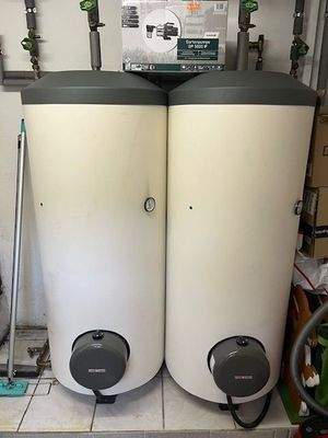 Moderne Warmwasserspeicher