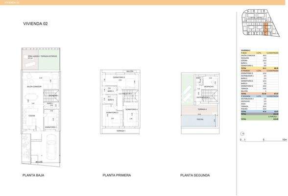 Semi-Detached Villas with Useful Interior Design in Estepona