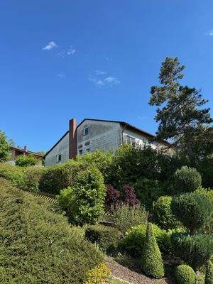 Ansicht hangaufwärts