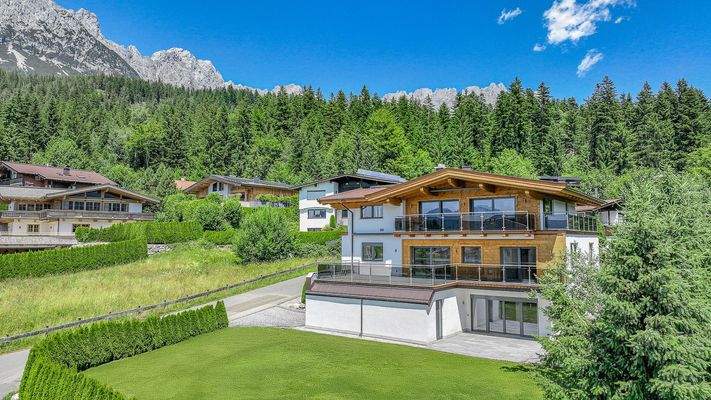 KITZIMMO-Neubauvilla in sonniger Top-Ruhelage kaufen - Immobilien Ellmau am Wilden Kaiser.