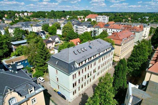 Luftaufnahme Straßenseite