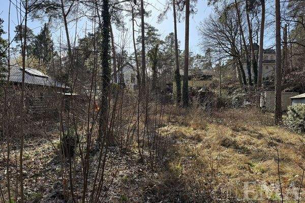 Blick zum Grundstück