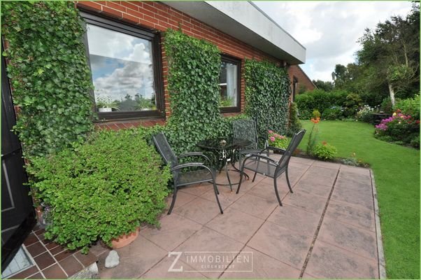 Terrasse vor der Wohnung