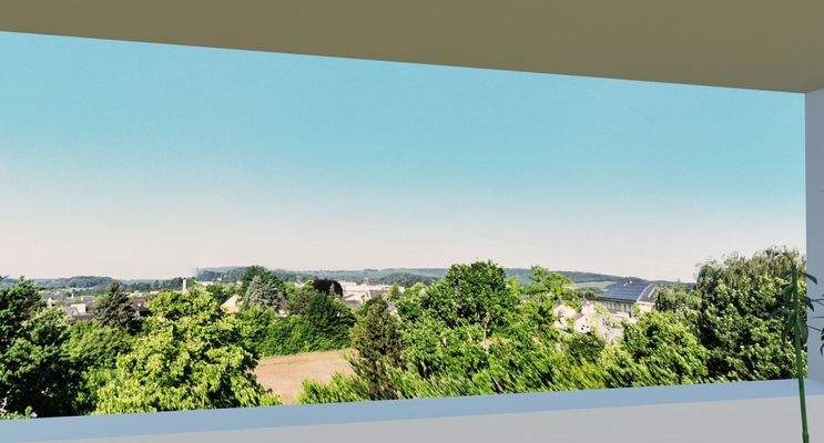 Ausblick - Balkon Wohnung Nr. 16