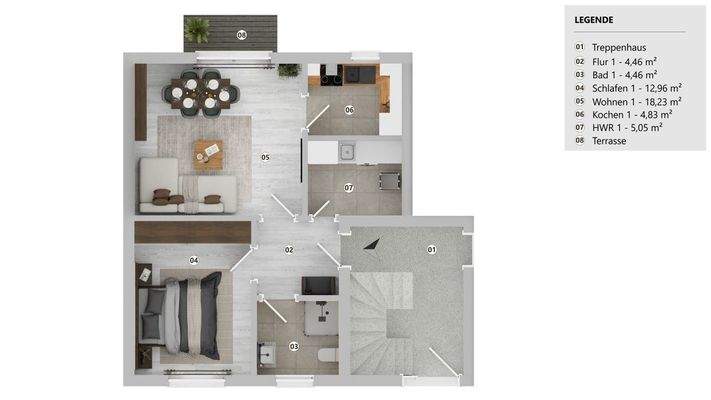 Grundriss Erdgeschoss