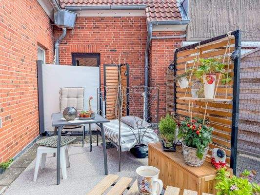 Platz auf der Dachterrasse