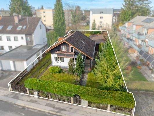 Drohnenaufnahme Grundstück