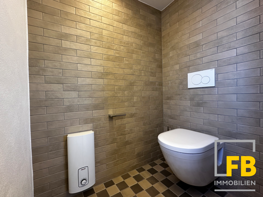 WC im Erdgeschoss