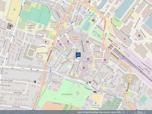 so zentral in der Innenstadt