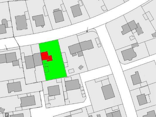 Lageplan mit Altbestand