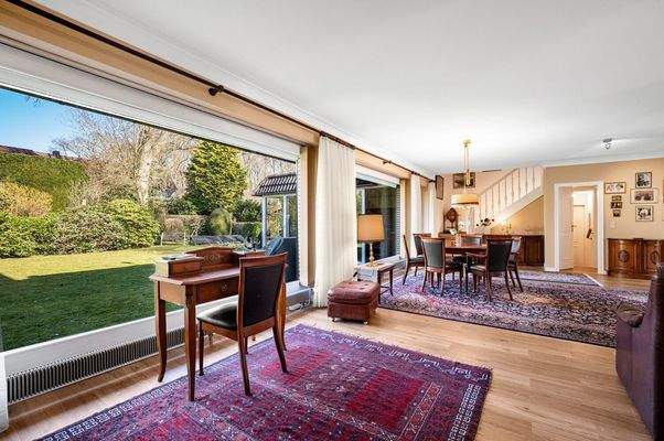 Ausblick in den Garten