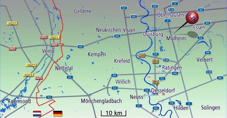 Schema Autobahnnetz - Scheme Moto Network.
