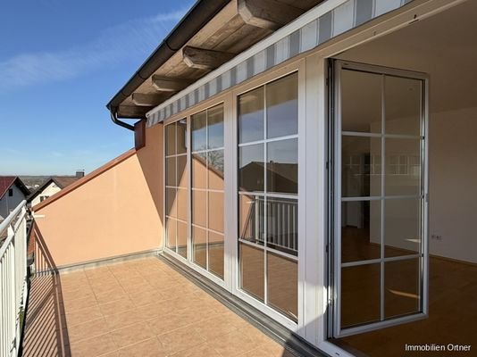 sonniger Balkon
