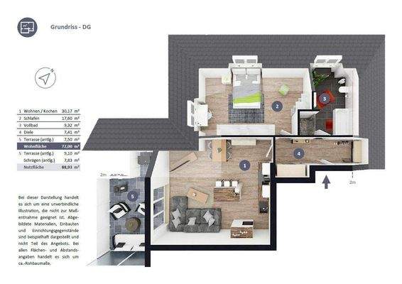 Grundriss Dachgeschoss