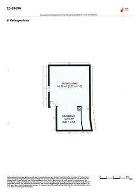 Grundriss Kellergeschoss_bemaßt